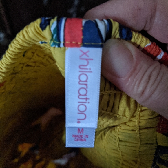 Xhilaration Floral dress in yellow - Picture 3 of 3